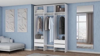 Высокий Стеллаж для одежды Мирта 58 BMS