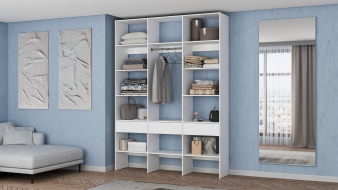 Высокий Стеллаж для одежды Мирта 50 BMS