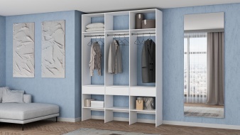 Высокий Стеллаж для одежды Мирта 51 BMS