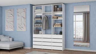 Высокий Стеллаж для одежды Мирта 49 BMS