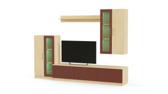 Стенка в гостиную Блеск 34.1-3D BMS