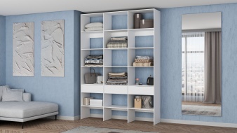 Высокий Стеллаж для одежды Мирта 56 BMS