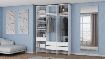 Высокий Стеллаж для одежды Мирта 53 BMS