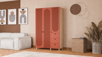 Шкаф распашной Рене 24 BMS