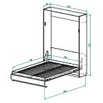 Шкаф-кровать трансформер Ная 1 BMS