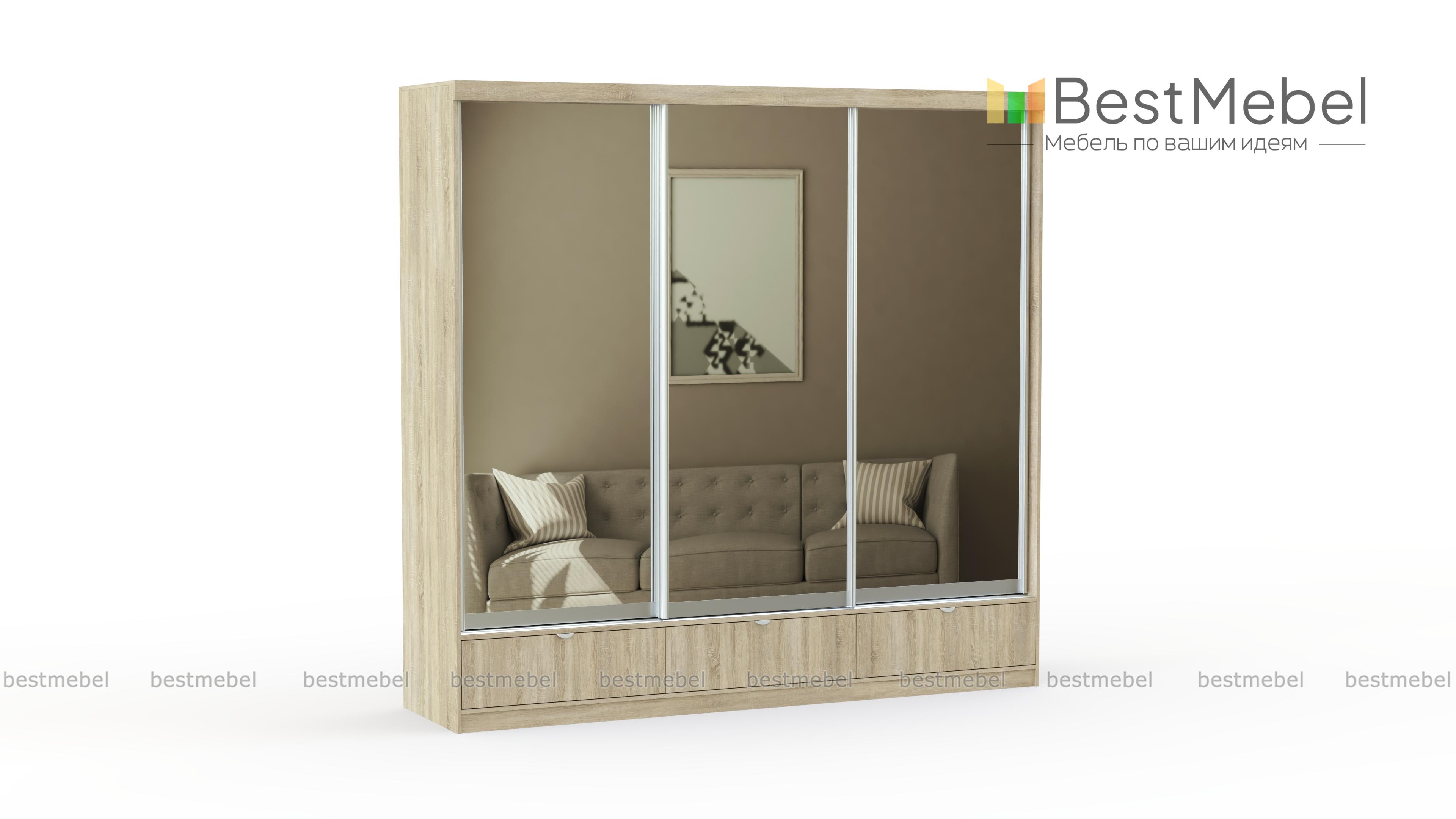 Шкаф-купе Мадрид 268 BMS - Фото