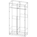 Схема сборки Шкаф распашной Ализе 2 BMS