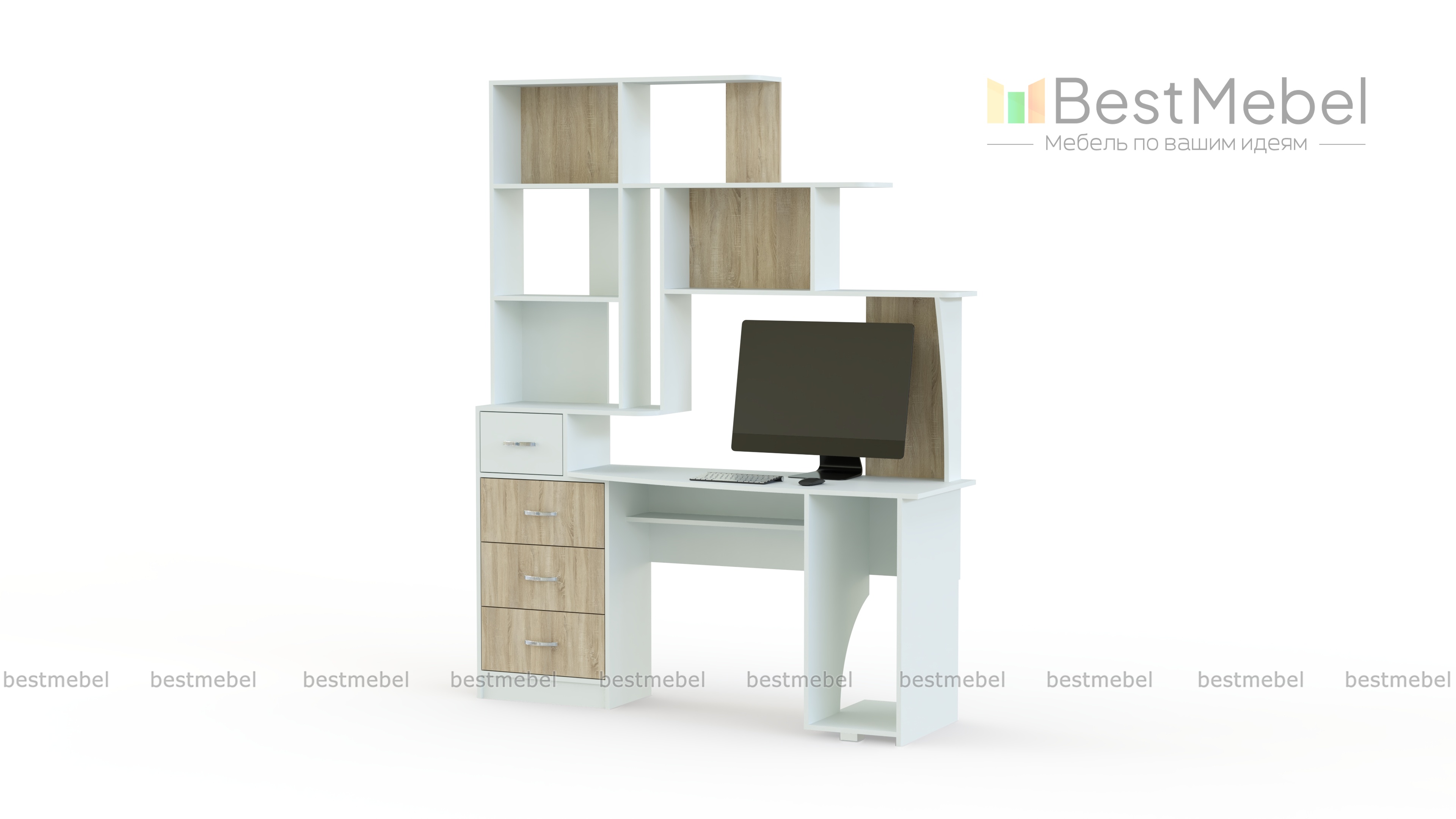 Компьютерный стол Альт 12-24 BMS