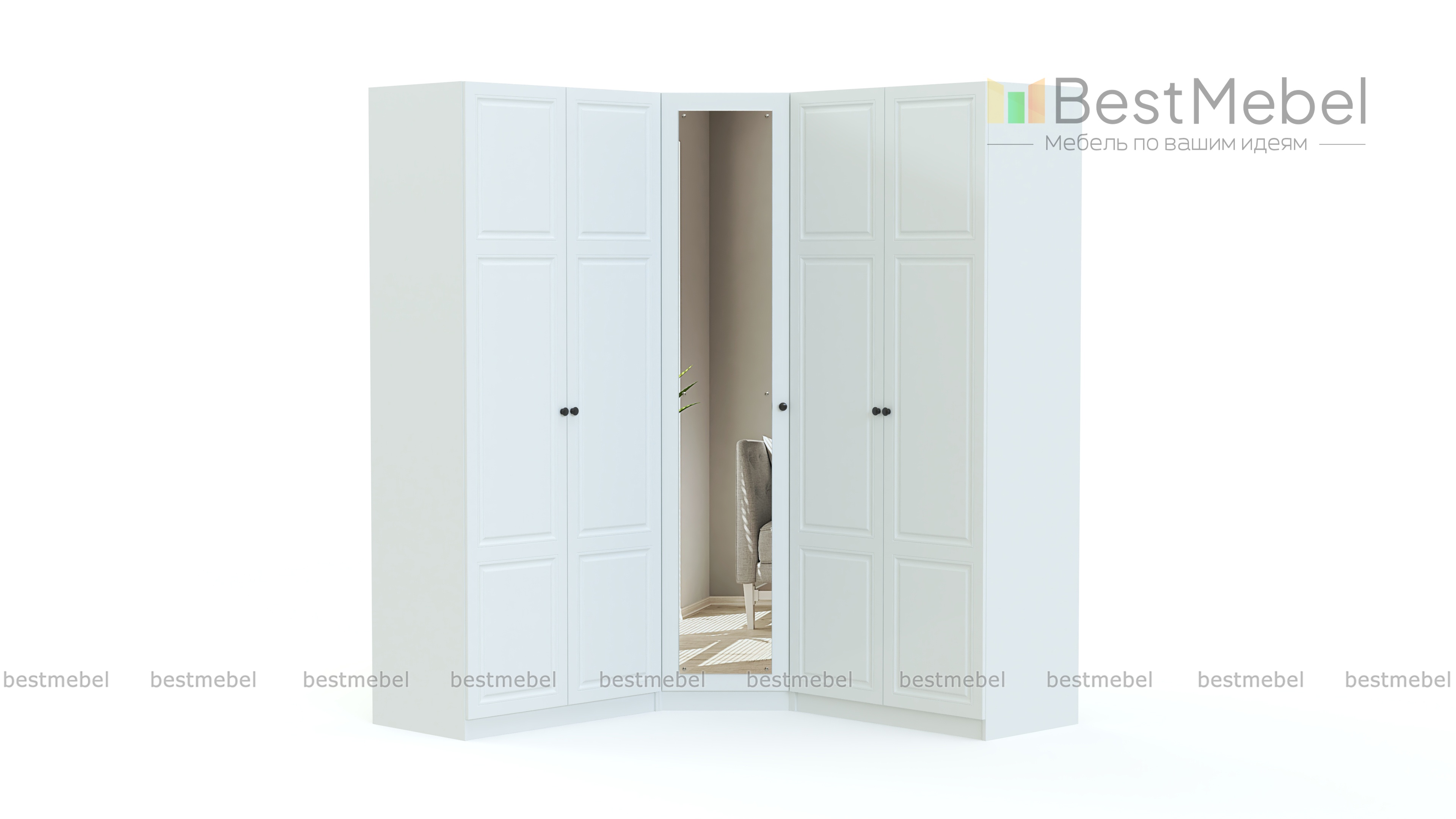 Шкаф угловой Франк 39 BMS