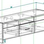 Чертеж Тумба Арес 3 BMS