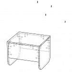 Чертеж Стол журнальный Makfly BMS