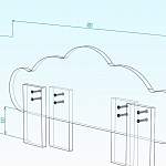 Схема сборки Бортик для кровати Облачко-2 BMS