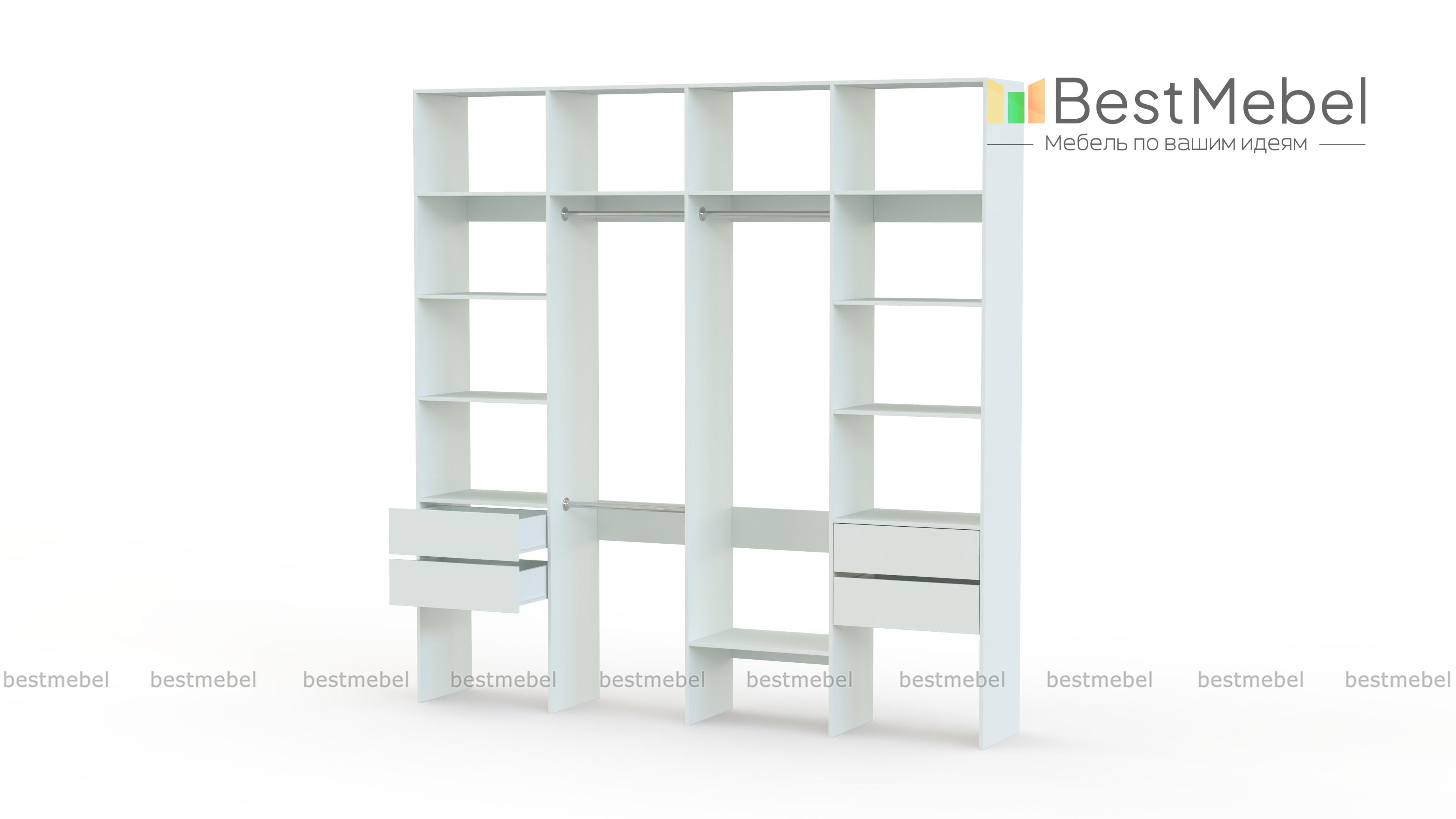 Стеллаж для одежды Мирта 66 BMS - Фото