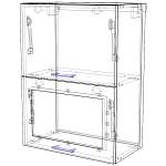 Схема сборки Шкаф-витрина Марта BMS