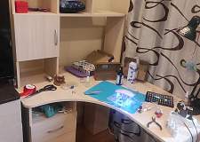 Компьютерный угловой стол Барс 1 с надстройкой BMS