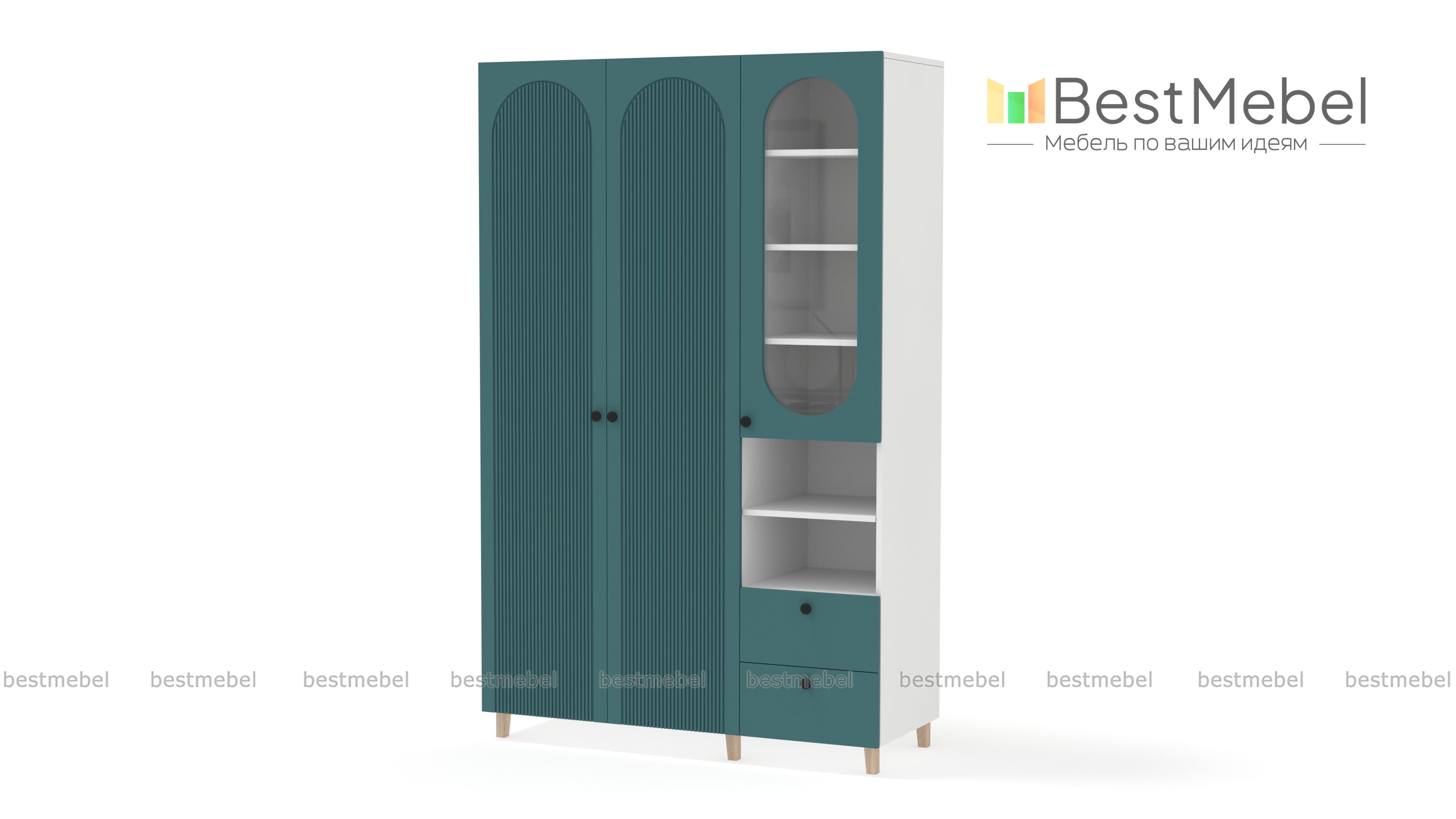 Шкаф распашной Рене 12 BMS - Фото