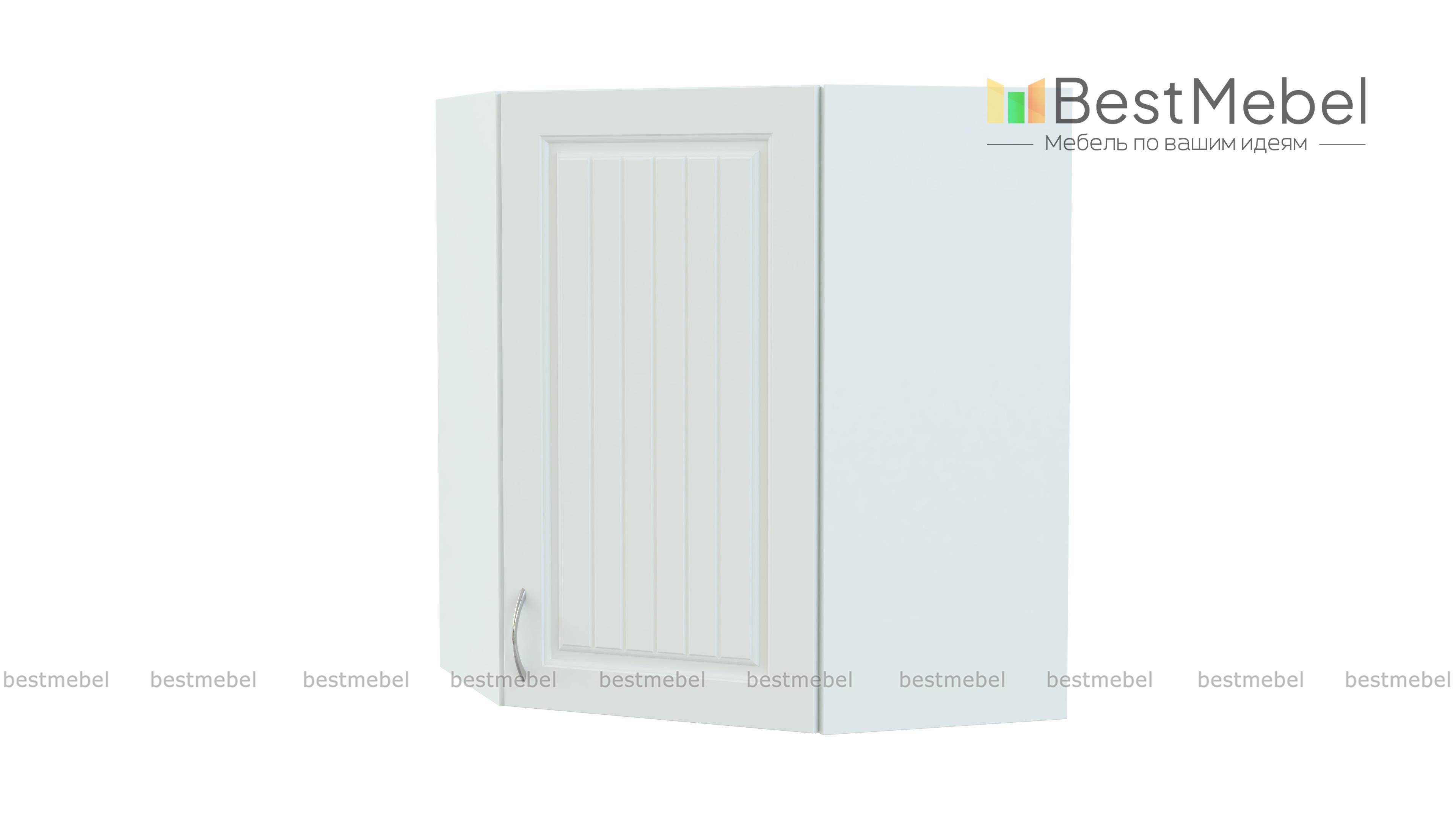 Шкаф навесной угловой Николь BMS - Фото