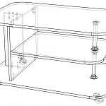 Схема сборки Стол журнальный Танго 3 BMS
