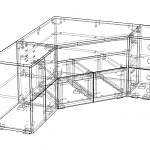 Схема сборки Тумба угловая под ТВ Роми 4 BMS