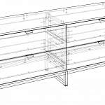 Чертеж Комод Эсталь 11 BMS