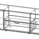 Схема сборки Тумба ТВ Вест 1.08 BMS