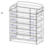 Схема сборки Пеленальный комод Гэри 6 BMS