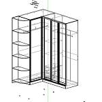 Схема сборки Угловой шкаф-купе Веро BMS