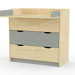 Комод-пеленатор Colour на 3 ящика BMS - Фото 6