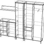 Схема сборки Прихожая Мартино 15 BMS