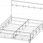 Чертеж Кровать Лили 1 BMS