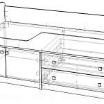 Схема сборки Детская двухъярусная кровать Приют Мини BMS