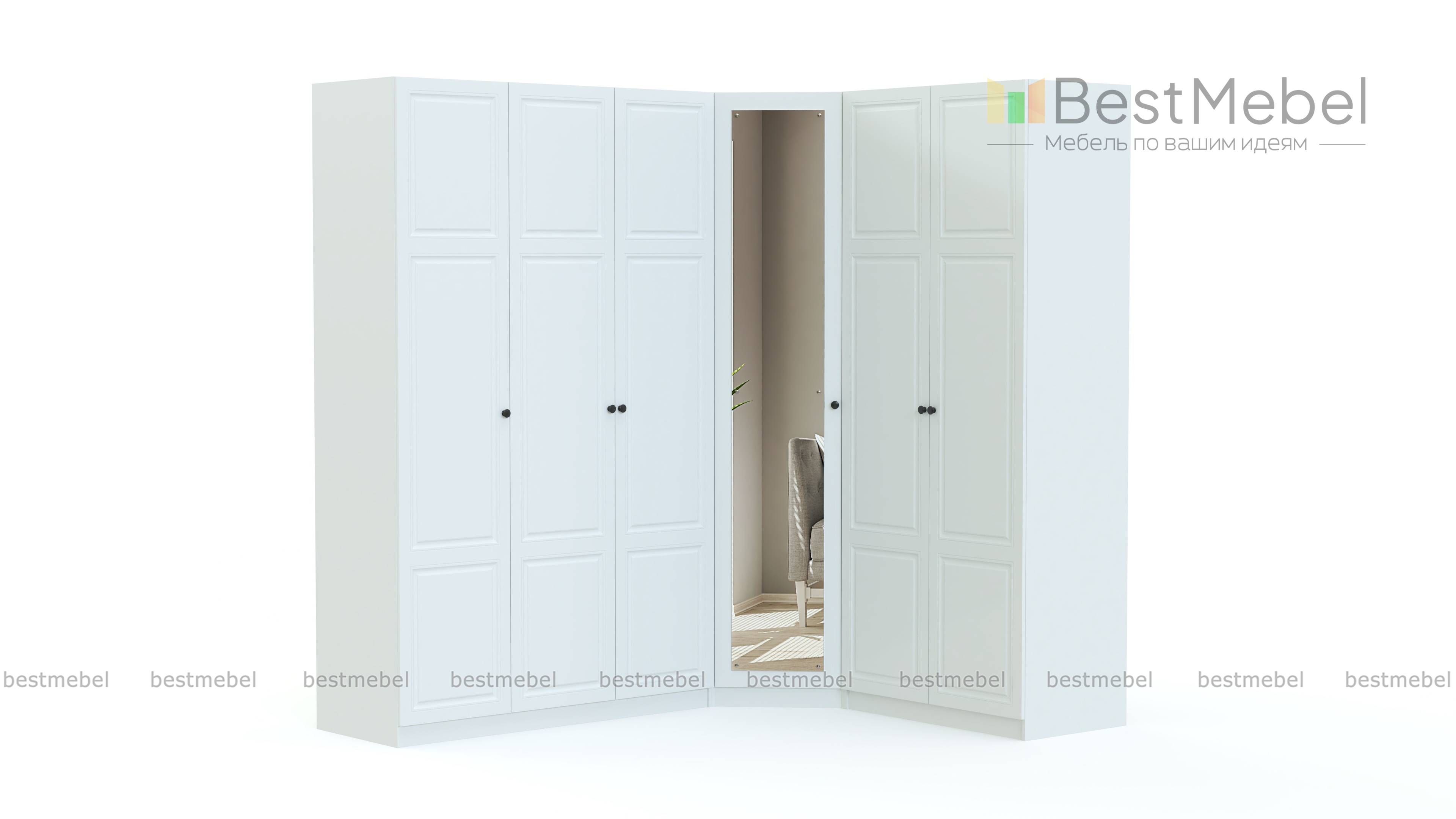 Шкаф угловой Франк 37 BMS